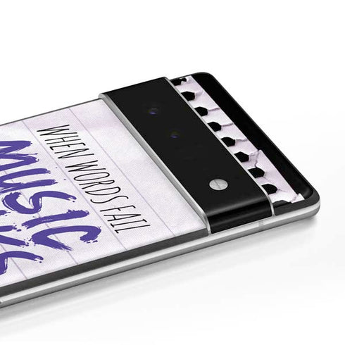 When Words Fail Music Speaks Google Pixel 6 Skin